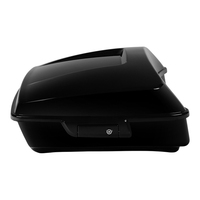 Sacoches arrière de 10,7 pouces pour Harley Touring Road Street Glide Electra Glide 2014-2023, en ABS noir brillant