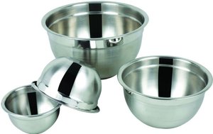 High Quality Stainless Steel Mixing Salad <b>Bowl</b> <b>Set</b> - Product Image 5