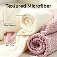 Turbante de Secado Rápido Superabsorbente con Tejido Waffle para Salón de Belleza, Spa y Cabello Largo