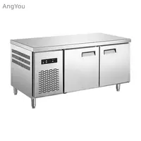 304 paslanmaz çelik buzdolabı masa/altında tezgah/tezgah altı üst dondurucu buzdolapları