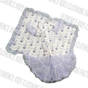 <span class=keywords><strong>Sacco</strong></span> Nanna per Bambine DH ODM <span class=keywords><strong>Rosso</strong></span> con Tutu Vaporoso, Stampa <span class=keywords><strong>a</strong></span> Maglia, Pizzo, Comodo Cotone, Maniche Lunghe, Traspirante, per Tutte le Stagioni - Product Image 2