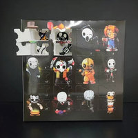Calendrier de l'Avent Halloween 24 grilles personnalisé Cauchemar avant Noël Mini poupée boîte aveugle jouets cadeaux calendrier de l'Avent
