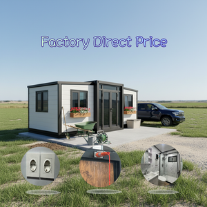 Casa Pieghevole Versatile a Doppia Ala per Uso Misto, Prefabbricata Espandibile 20ft 40ft, per Ufficio e Residenziale - Product Image 1