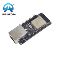 WT32-ETH01 Modul Serial-ke-Ethernet Tertanam-RJ45 ESP32 WiFi+BLE 32Mbit Flash 5V/3.3V Transmisi Transparan Serial