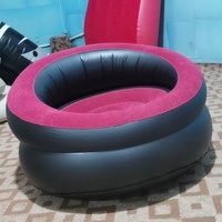 Nouveau Fauteuil Gonflable Sphérique Transfrontalier pour une Personne, Style Nid d'Oiseau Floqué, Design Moderne et Simple