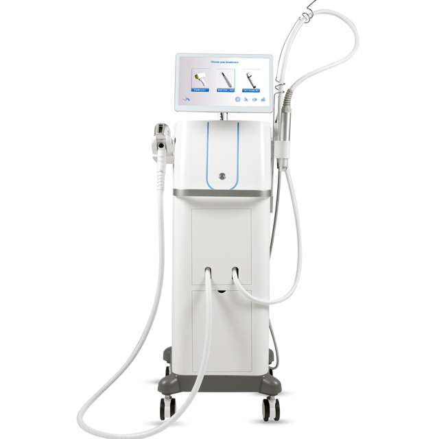 808 Hair Removal Diode Laser Tattoo Removal Nd Yag Microneedles RF Skin Rejuvenation Laser Multifunction 3in1 Machine