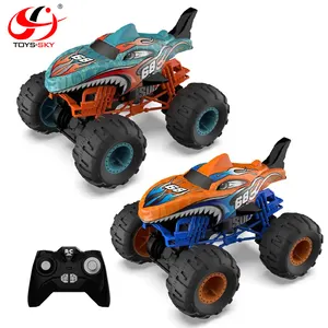 2023 New 1/16 Gyroscope 2.4G 360 Rotation Off-road Rc Remote Control Stunt Drift Dinosaurs Car With Flash Light For Kids