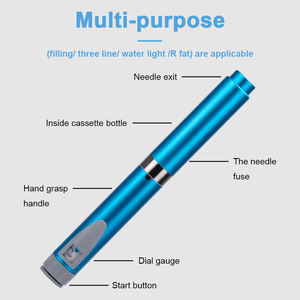 Customizable Adjustable Dose Cartridge <b>Pen</b> 3ml for Cosmetic Liquid Application OEM Reusable Metal Refillable Injection Device - Product Image 4