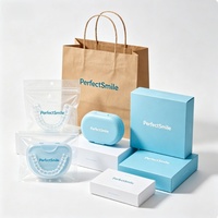 Kit de rangement pour aligneurs orthodontiques personnalisés en gros – Boîte d'emballage complète compacte pour gouttières dentaires invisibles – Idéal pour les cabinets dentaires