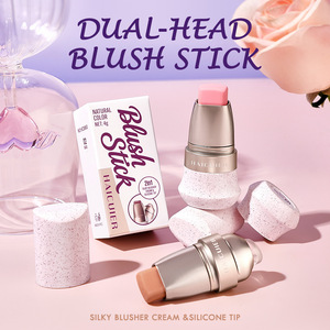 Barra de Rubor de Acabado Mate, Maquillaje Mineral para Labios y Mejillas con Acabado Duradero, Crema de Rubor Sedosa con Punta de Silicona - Product Image 2
