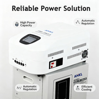 Stabilisateurs de tension monophasés haute précision 220V AVR TSD 10/12/15KVA avec contrôle par servomoteur et protection de tension SVC en cuivre