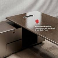 Meubles de bureau modernes, bureau de direction, bureau de PDG, table de bureau de luxe, table de patron