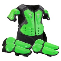 Protector de Cuerpo Transpirable para Motociclismo, Motocross, con Almohadillas Protectoras para Rodillas y Codos para Niños