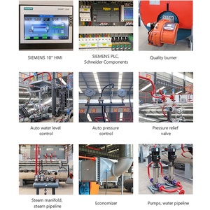Generador de vapor horizontal industrial del tubo de fuego de baja presión con la construcción de acero inoxidable - Product Image 4