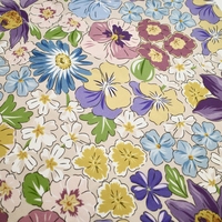 Telas de Nylon Spandex Elásticas en 4 Direcciones, 225gsm, 40D, con Diseño Floral Impreso Digitalmente, Resistentes al Cloro, para Trajes de Baño Femeninos