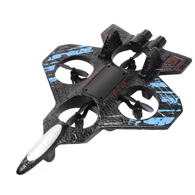 High Quality 2.4G Remote Control Lighting Foam Fighter Jet Alt Hold Mode Four-Axis Aircraft for Kids
