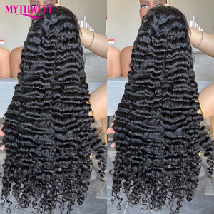 Fornitore all'Ingrosso di Parrucche di Capelli Birmani Ricci Naturali, Parrucche di Capelli Umani Ricci Profondi con Chiusura in Pizzo Trasparente, Densità 150% 180% 200% - Product Image 3