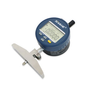 Shahe indikator pengukur kedalaman LCD <span class=keywords><strong>Digital</strong></span>, alat ukur kedalaman baterai dapat diisi ulang 0-10mm 0.001mm - Product Image 3