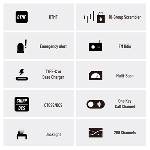 UV-K5(8) UV-K6 UHF VHF VOX Radio bidirezionale voce istantanea 5W Walkie Talkie discorso affidabile per le esigenze del mondo reale - Product Image 5