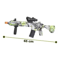 Senapan Mainan M416 Jarak Jauh Dengan Desain Kamuflase Cetak Digital, Senjata Gaya Airsoft Plastik 65cm Untuk Aktivitas Luar Ruangan,