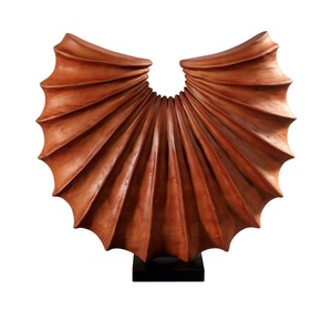 Sculpture moderne personnalisée <span class=keywords><strong>en</strong></span> <span class=keywords><strong>bois</strong></span> résine de fibre de verre métal artisanat hôtel décor maison oeuvre abstraite sculptée art de bureau <span class=keywords><strong>en</strong></span> <span class=keywords><strong>bois</strong></span> - Product Image 1