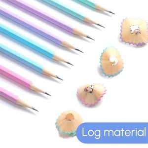 Lápices de Madera Hexagonales HB Sin Sacapuntas, Grafito de Escritura Suave con Minas de Color para Dibujar, Pintar, Bodas, Fiestas, Juego en Caja - Product Image 4