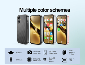 Q333 piccolo Smartphone 4G Octa 4 GB/64 GB Android piccolo telefono cellulare intelligente 3.97 pollici IPS <span class=keywords><strong>3G</strong></span> LTE Mini Smartphone globale - Product Image 5