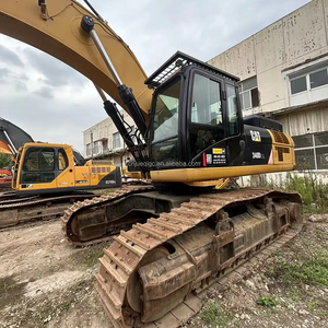 Excavatrice Caterpillar d'occasion à faible nombre d'heures de fonctionnement, excellentes performances, 2019, 34 tonnes, moteur, boîte de vitesses, pompe, PLC, composants principaux inclus - Product Image 1