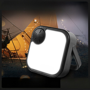 Di động ngoài trời đa chức năng độ sáng cao 800lumen năng lượng mặt trời sạc mờ ABS hộp vuông nhỏ dẫn cắm trại đèn lồng - Product Image 3
