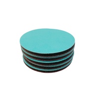 Disque abrasif fin professionnel bleu de 4 pouces, grain 800, pour réparation de rayures sur verre, polissage et restauration de pare-brise automobile, OEM Angle