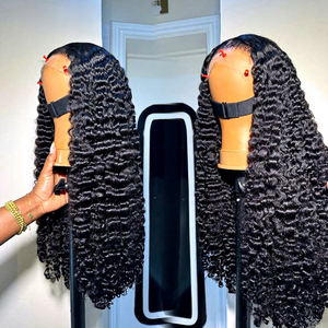Parrucca in Capelli Umani Vergini Vietnamiti, Ricci Burmesi, Onda Profonda, 40 Pollici, Densità 250%, Uso Quotidiano, Moda, Spedizione Rapida - Product Image 1