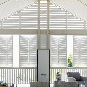 Volets de plantation horizontaux en plastique écologiques à faire soi-même en ligne avec un design moderne - Kits décoratifs en <span class=keywords><strong>PVC</strong></span> imitation bois - Product Image 1