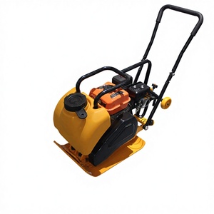 Compacteur à plaque vibrant jaune à moteur essence Lifan pour sol et asphalte 5,5-6,5 kW - Product Image 2