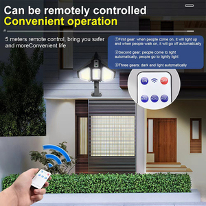 Nouvelle Lampe Solaire Extérieure 1000W pour Villa et Cour, Haute Puissance, Étanche IP65, Détection Infrarouge, Design Créatif Avion, Applique Murale - Product Image 4