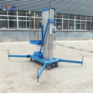 Élévateur télescopique <span class=keywords><strong>mobile</strong></span>, élévateur électrique, échafaudage électrique, élévateur portable en aluminium - Product Image 6