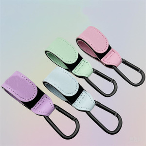 Mousqueton universel pour poussette et sacs, clips et crochets en cuir pour poussette, attache pour poussette, crochet pour poussette - Product Image 4