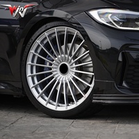 Jantes en alliage d'aluminium argentées multi-rayons 5X112 5X120 18 19 20 pouces pour voitures particulières E34 E36 E39 Tesla Ford Mustang