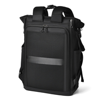 Mochila para Portátil con Logotipo Personalizado, Enrollable, Duradera, de Gran Capacidad, Informal, para Oficina