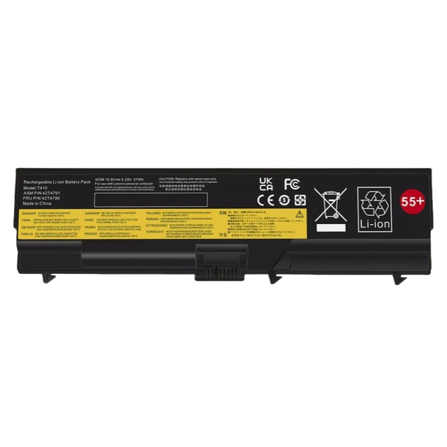 Universal Rechargeable Laptop Battery 55+ Battery for Lenovo OEM ThinkPad T410 T420 T510 T520 W510 W520 SL510