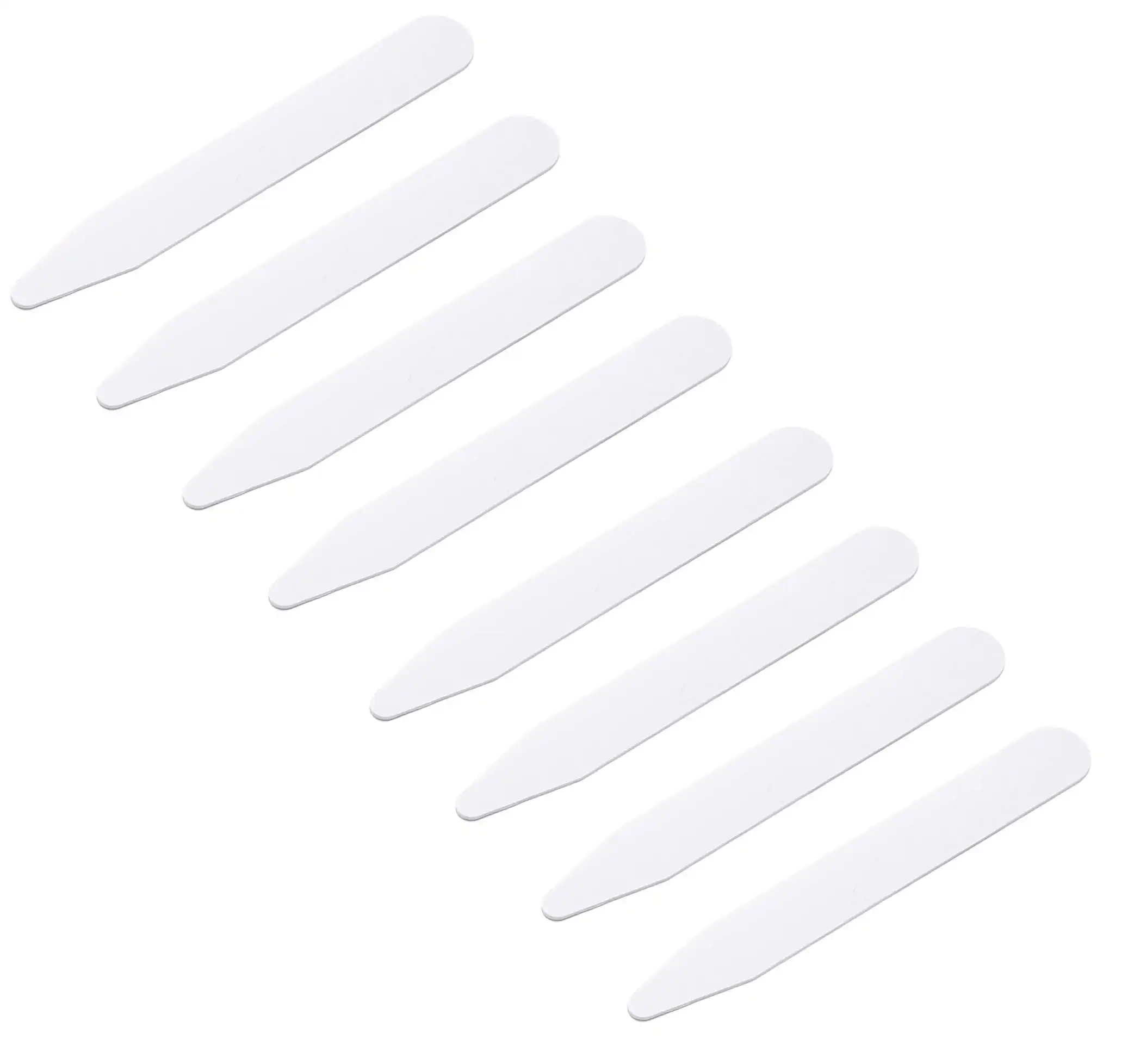 collar inserts for dress shirts 100pcs Paper Collar Supports Shirt Collar Inserts Collar Stays