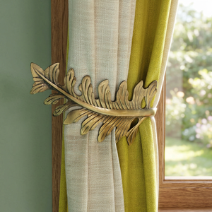 Sujetadores de Cortinas de Plástico con Acabado en Oro Antiguo, Decorativos para Ventanas de Sala de Estar - Product Image 6