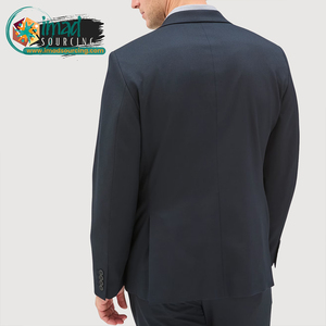Veste de costume homme ajustée, blazer formel slim, simple boutonnage, col cranté, manches longues, pour affaires, bureau, mariage - Product Image 5