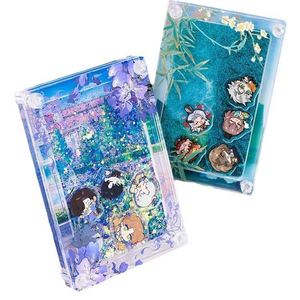 No MOQ <b>Custom</b> Shaker Acrylic <b>Keychain</b> Anime Quicksand Charms Boba Liquid <b>Keychain</b> UV Printed Zinc Alloy <b>Keychain</b> - Product Image 5