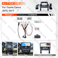 MSM 12.3 pouces, cadre de tableau de bord, autoradio Android, écran tactile large, avec Carplay sans fil, DSP, FM, BT pour TOYOTA 2015-2017 CAMRY