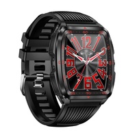 CR112 Linterna 5atm Impermeable Deporte al aire libre Smartwatch Correr Natación Monitor DE SALUD Oem Logotipo personalizado en reloj inteligente