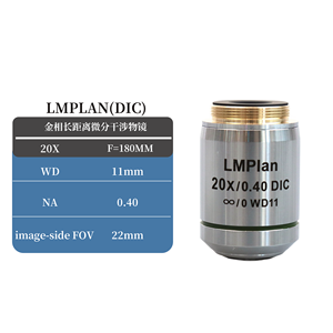 Metallografische Semi-Apochromatische Infinity-Gecorrigeerde Achromatische Objectieflens Over Lange Werkafstand Anti-Reflecterende Coating Oem - Product Image 6