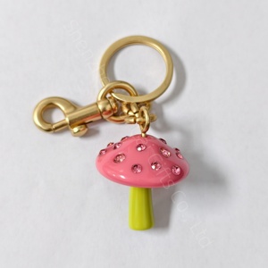 New Personality Pendant Color Mushroom Dice <b>Key</b> <b>Ring</b> Mobile Phone Bag Car <b>Key</b> <b>Ring</b> Gift - Product Image 2