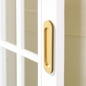 Poignée adhésive pour porte coulissante en acier Q235, design minimaliste, installation facile pour portes de cuisine, granges, portes vitrées et tiroirs - Product Image 2