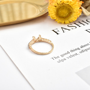 Anillo de Moda con Lazo para Mujer, Aleación con Circonita Cúbica, Joyería de Regalo 2024 - Product Image 1
