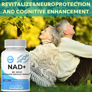 Supplément OEM Private Label NAD + Booster- (NR) pour l'énergie cellulaire et le soutien des télomères-60 Capsules végétaliennes - Product Image 3